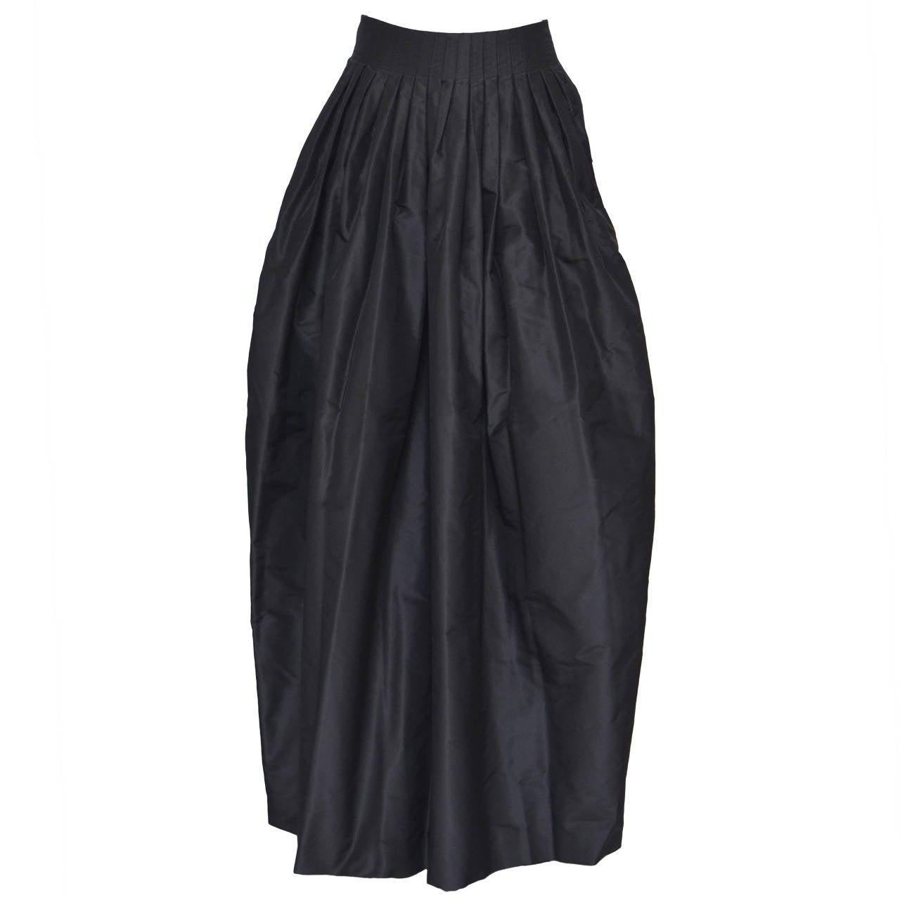 silk skirt long