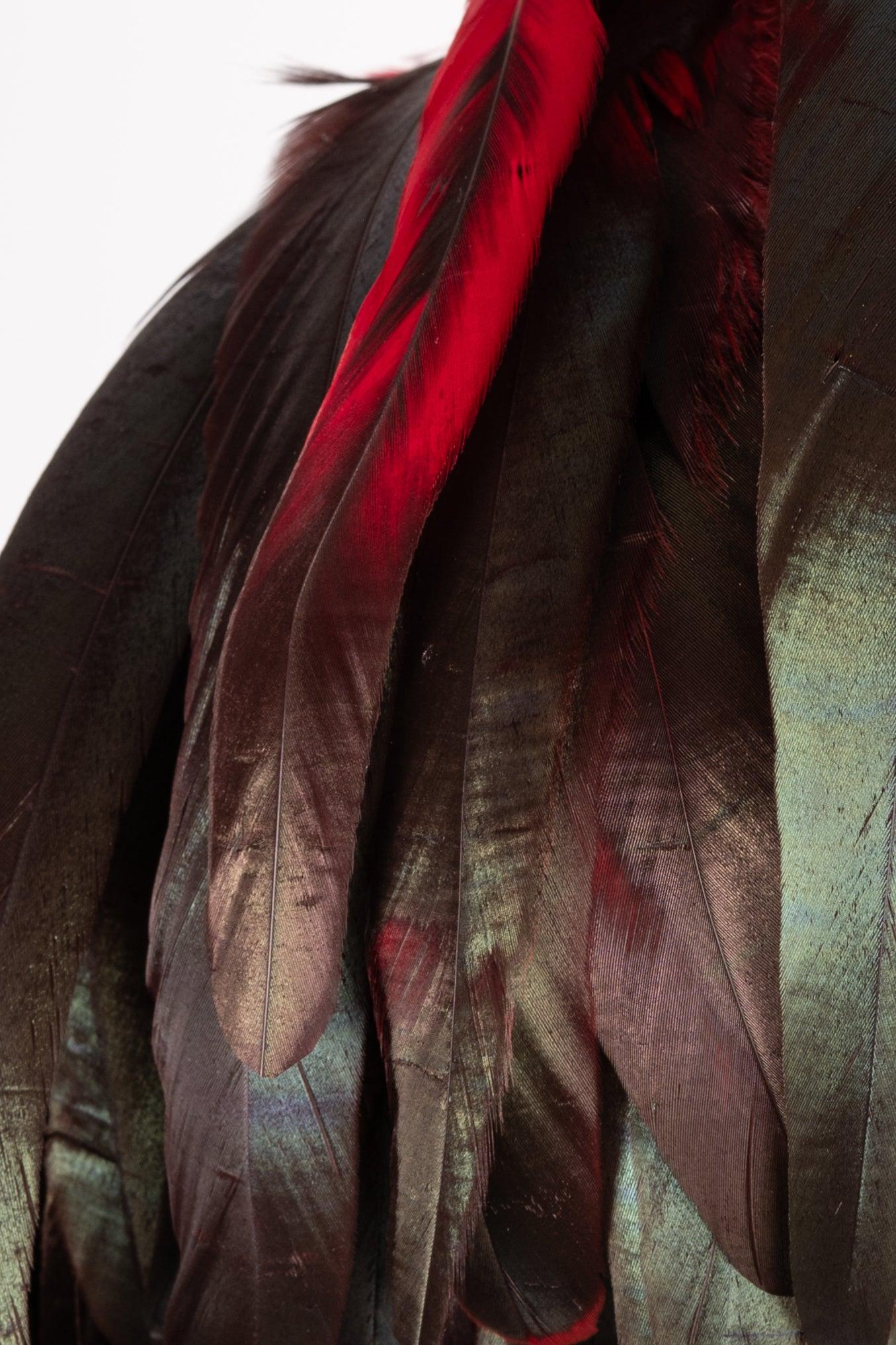 Yves Saint Lauren Made of Rooster Feathers Collar For Sale 5