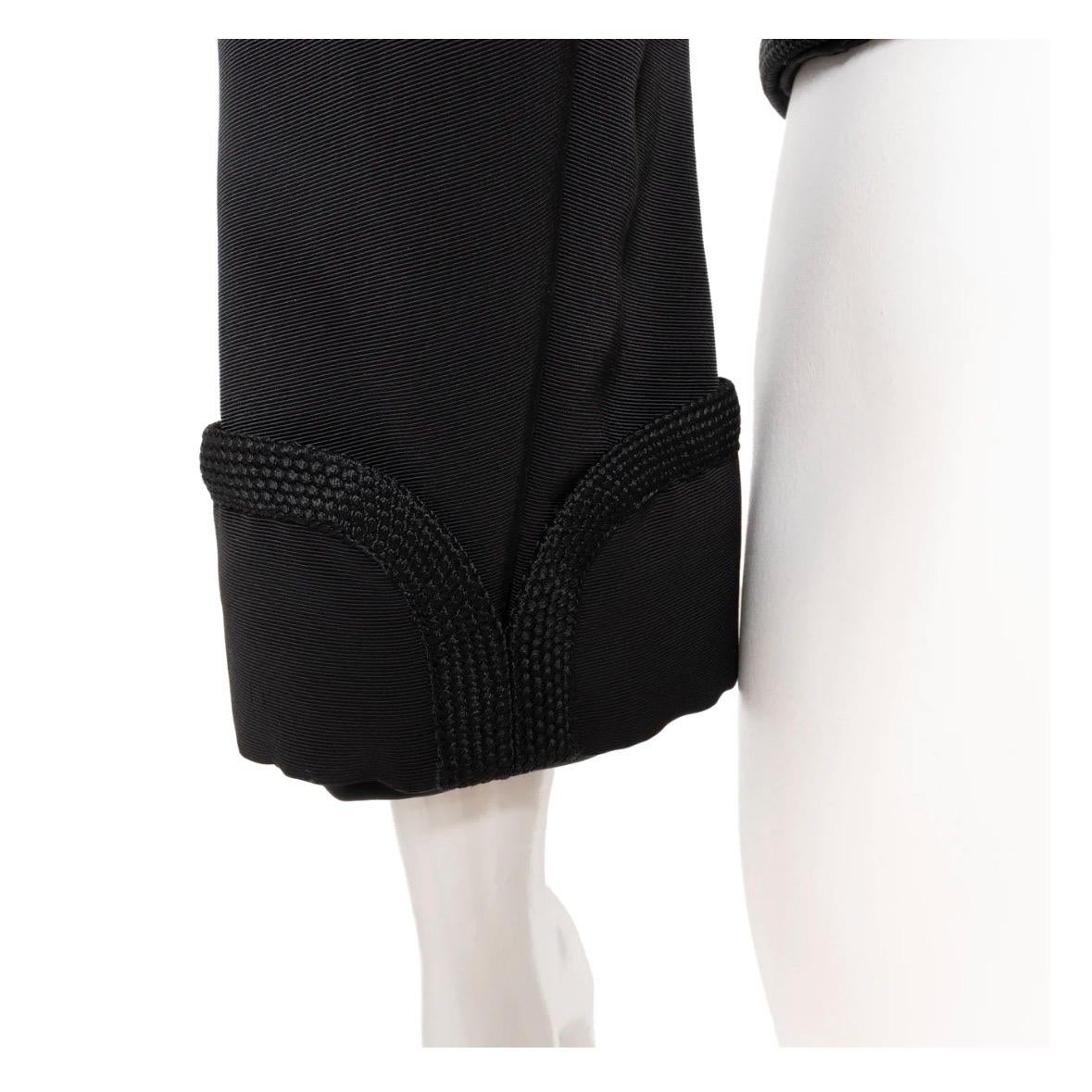 Yves Saint Laurent 1970s Black Puff Sleeve Jacket 3