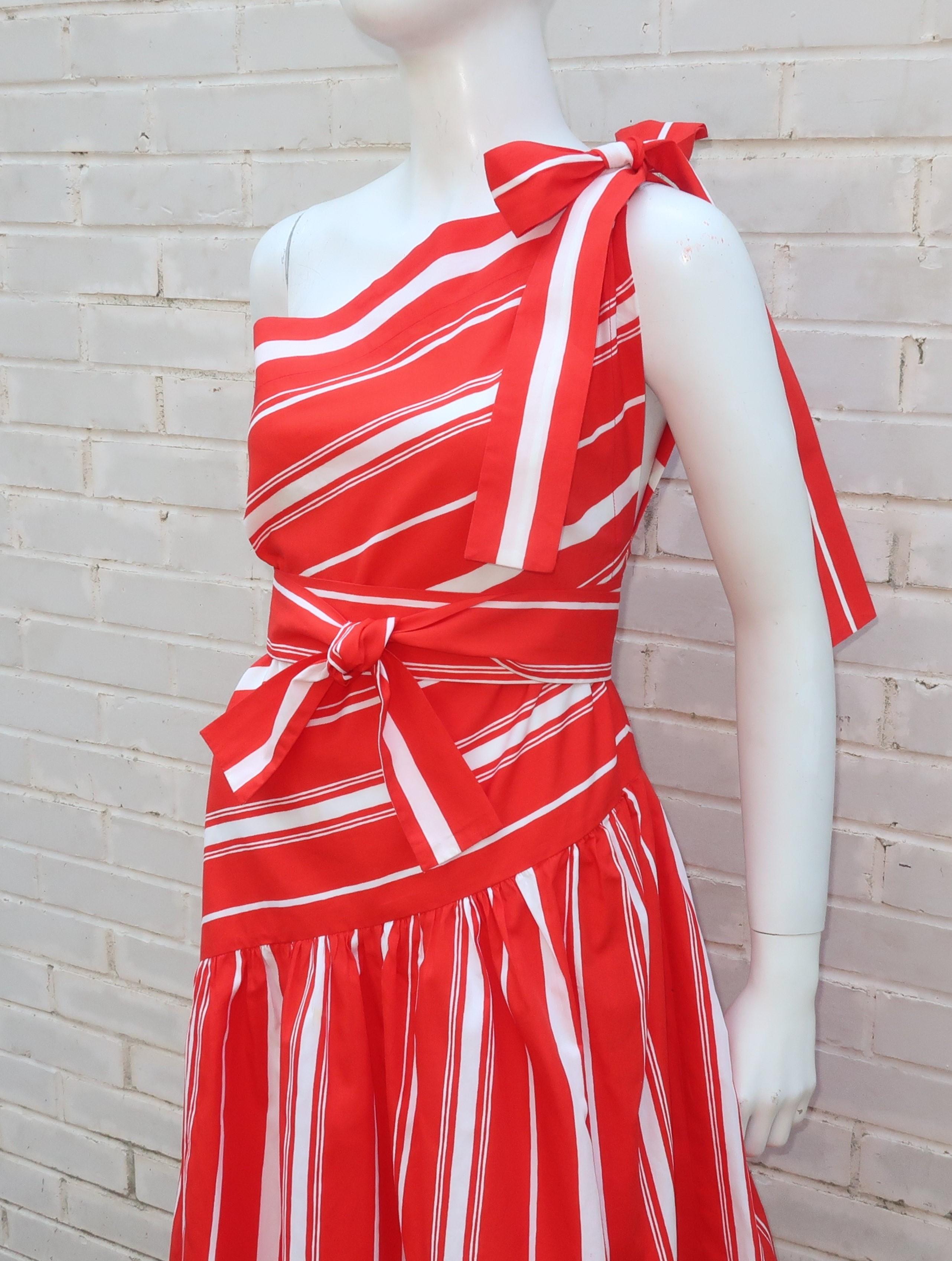 candy striped dress