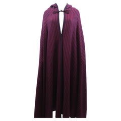 Yves Saint Laurent 1970
s Wool Cloak