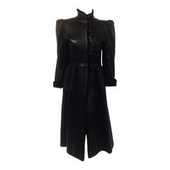   Yves Saint Laurent 1976 Russian Collection Fur & Leather Coat 