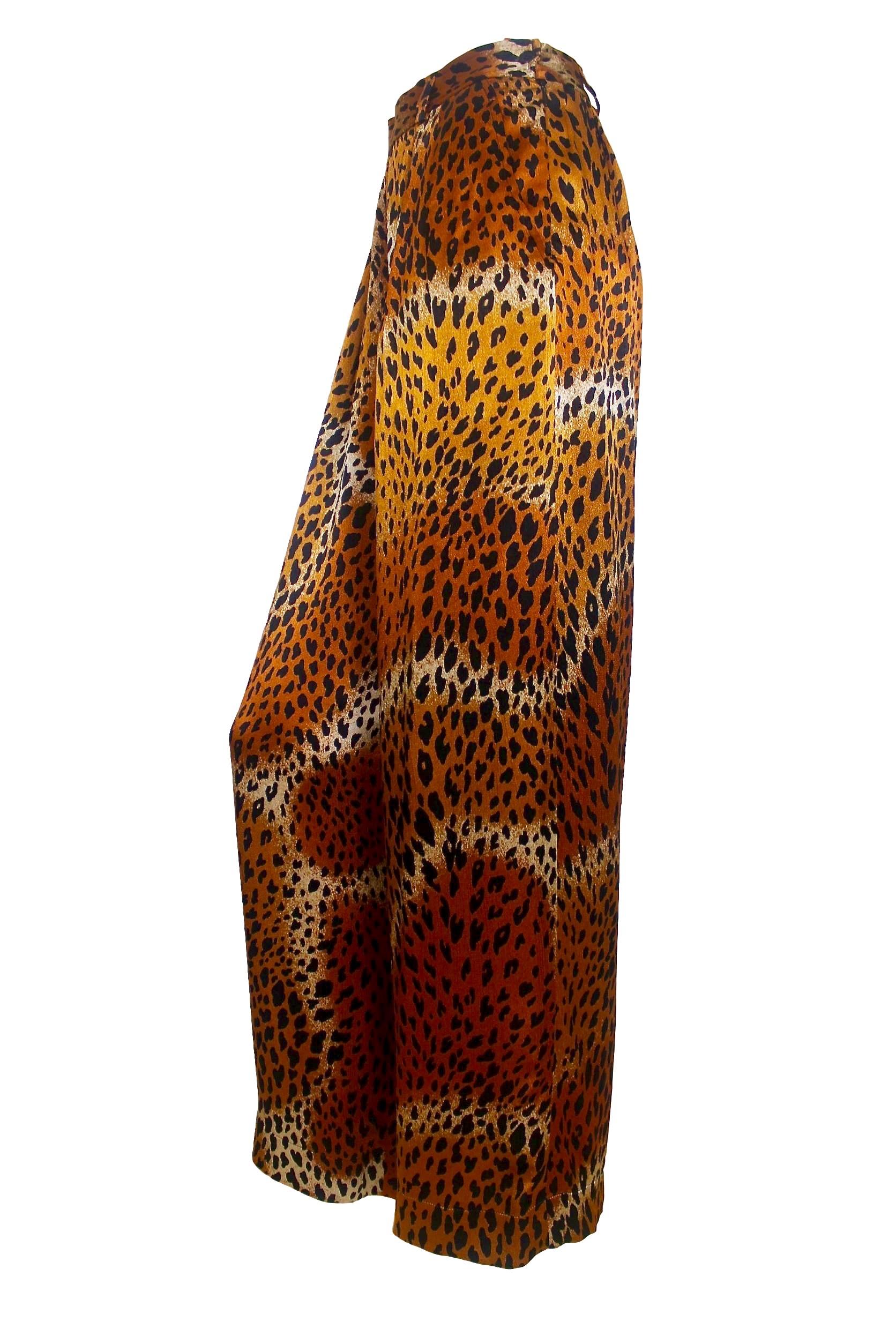 Yves Saint Laurent 1977 Leopard Print Camisole and Trousers For Sale 11