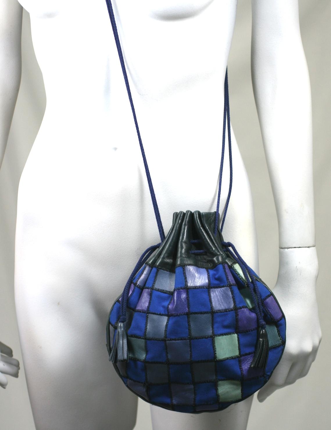 Women's or Men's Yves Saint Laurent  SS 1980's Patchwork Bag  For Sale