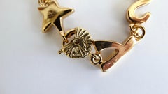 Yves Saint Laurent 1980s "YSL" Logo Bracelet