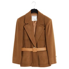 Yves Saint Laurent 1986 Veste FR40 Toffee Cashmere and Wool Jacket UK12 US8