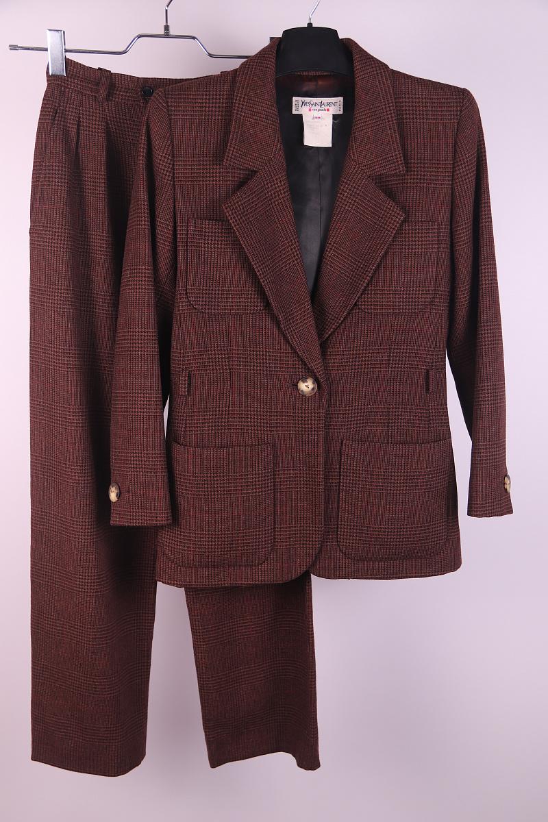 Black Yves Saint Laurent 1998 Vintage Pants Suit For Sale