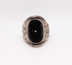 Yves Saint Laurent 2002 By Tom Ford Atrevida pulsera rara Plata de ley y terciopelo