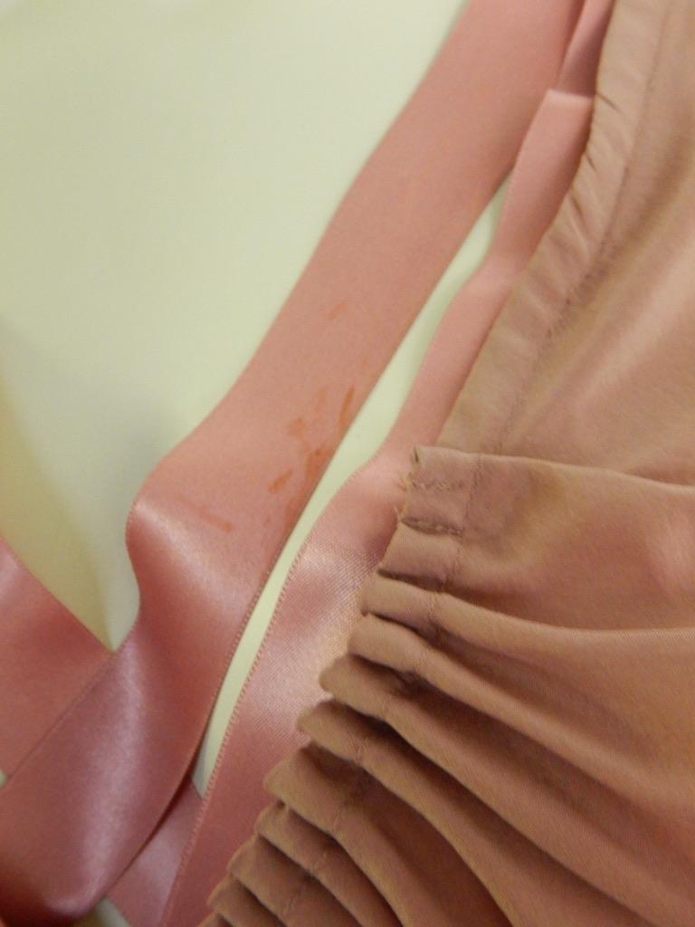 Yves Saint Laurent 2003 Tom Ford Dusty Pink Silk Evening Gown For Sale 4