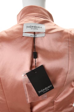 YVES SAINT LAURENT 2004 Tom Ford Final Collection Silk Jacket w/ Tags sz42