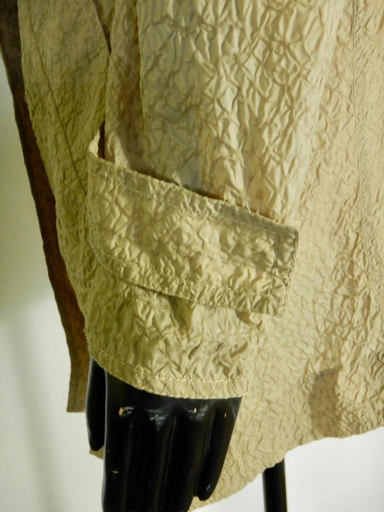 Yves Saint Laurent 2011 Crinkle Wrap Coat For Sale 1
