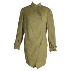 Yves Saint Laurent 2011 Wickelmantel mit geknittertem Saum