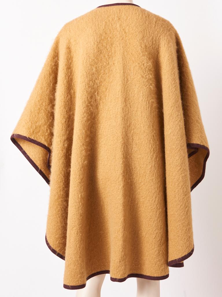 Yves Saint Laurent 70's Mohair Cape  In Good Condition In New York, NY