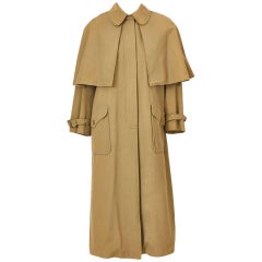 Yves Saint Laurent 70's Poplin Raincoat