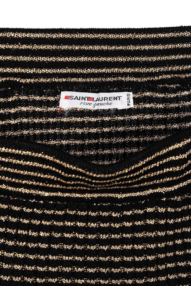 Women's or Men's YVES SAINT LAURENT 80's Iconic and rare knitted suit with long skirt and shawl For Sale