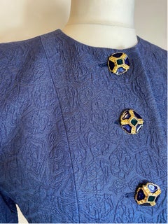 Yves Saint Laurent 80s vintage Blue Jacket