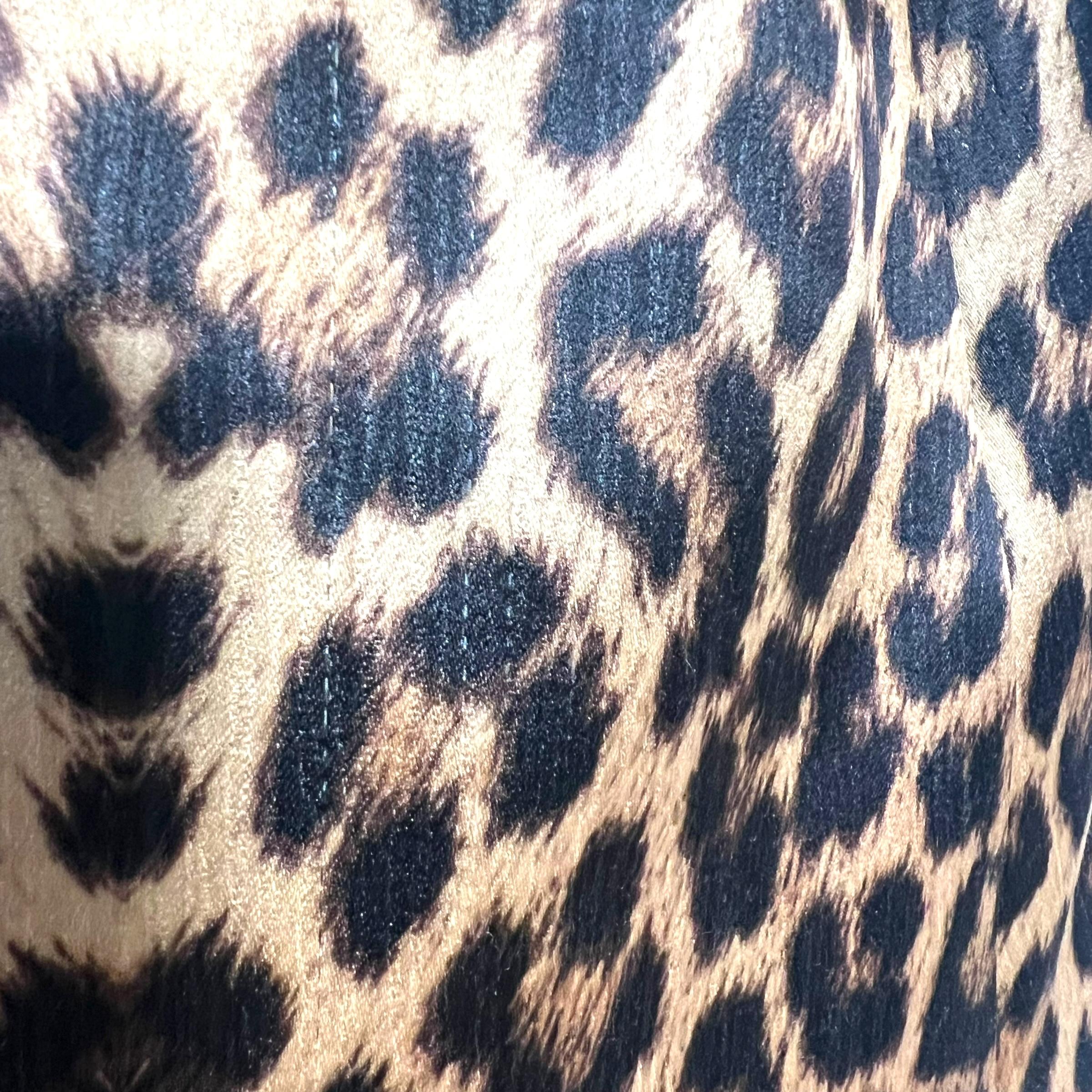 Yves Saint Laurent 90's leopard coat 2