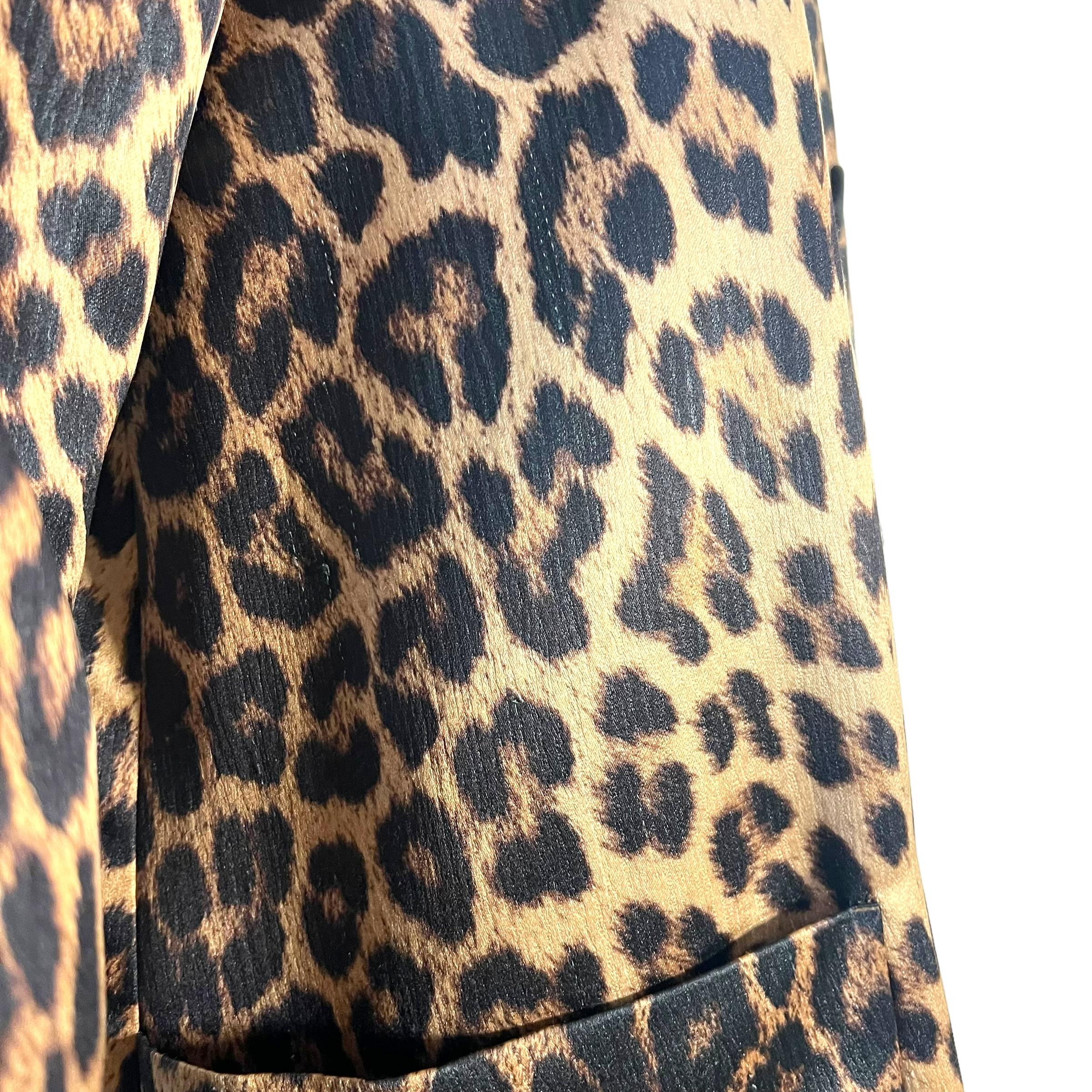 Yves Saint Laurent 90's leopard coat 3