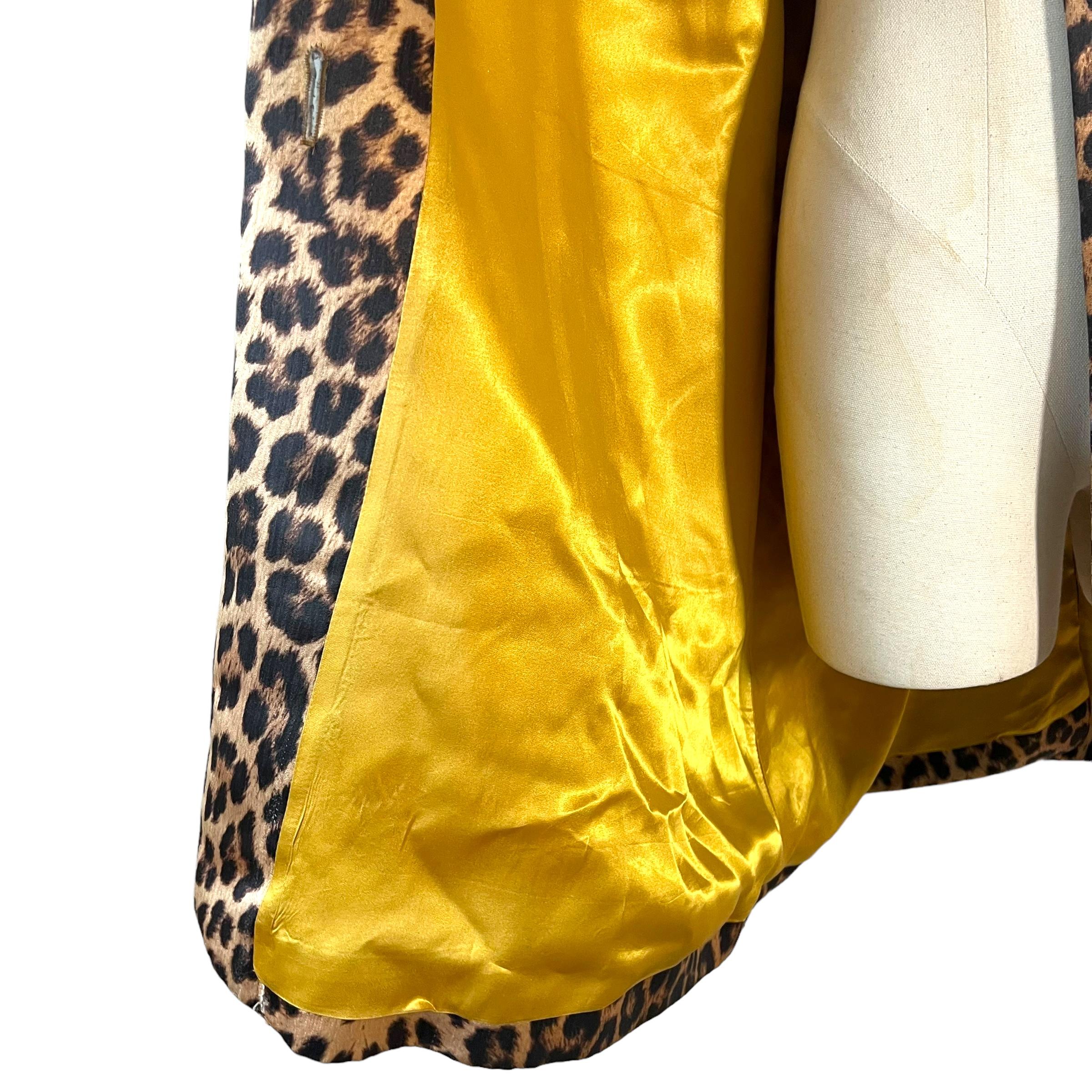 Yves Saint Laurent 90's leopard coat 5