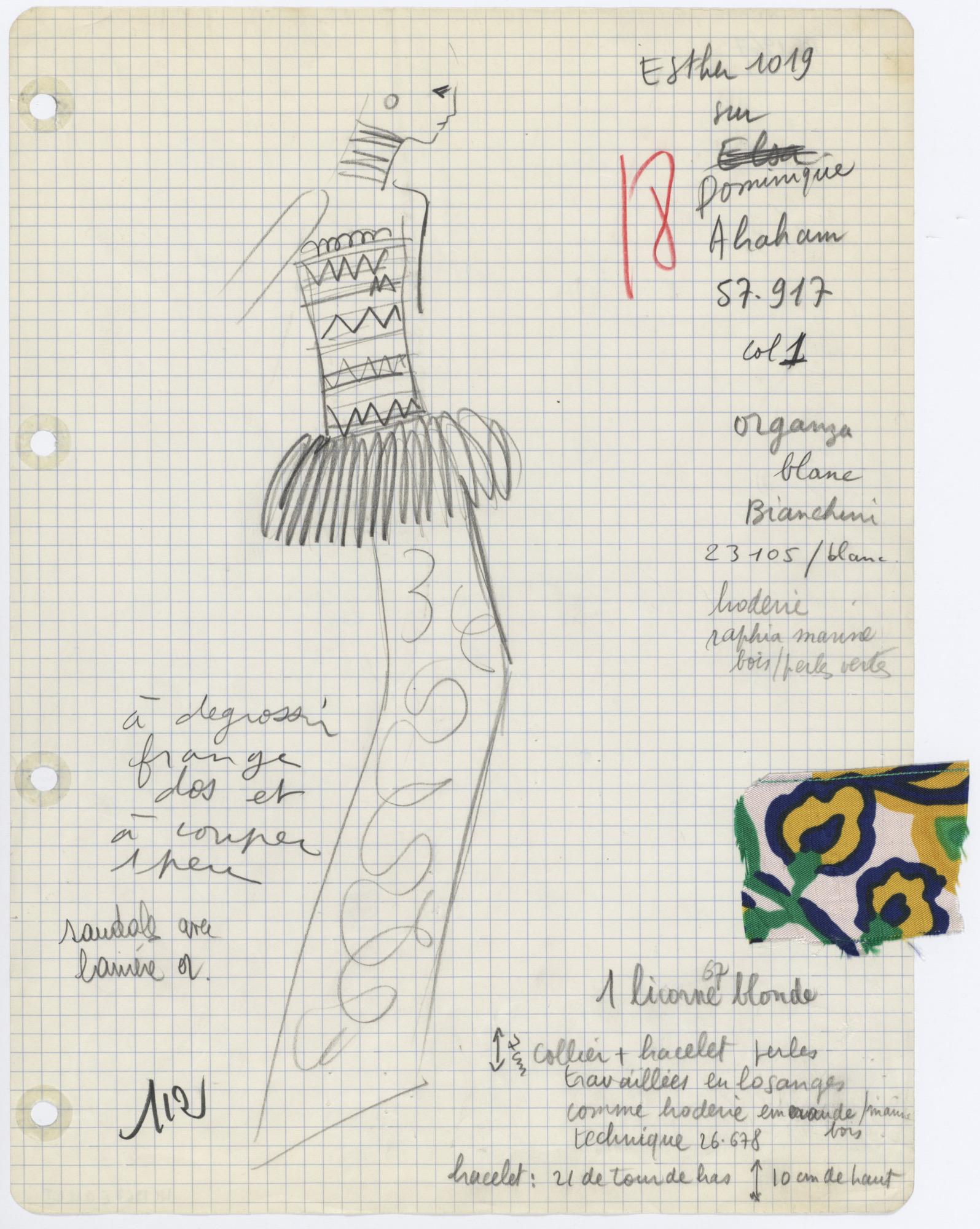 Yves Saint Laurent African Collection Laufsteg-Handspiegel mit Jakobsmuschelmuster  (Schwarz) im Angebot