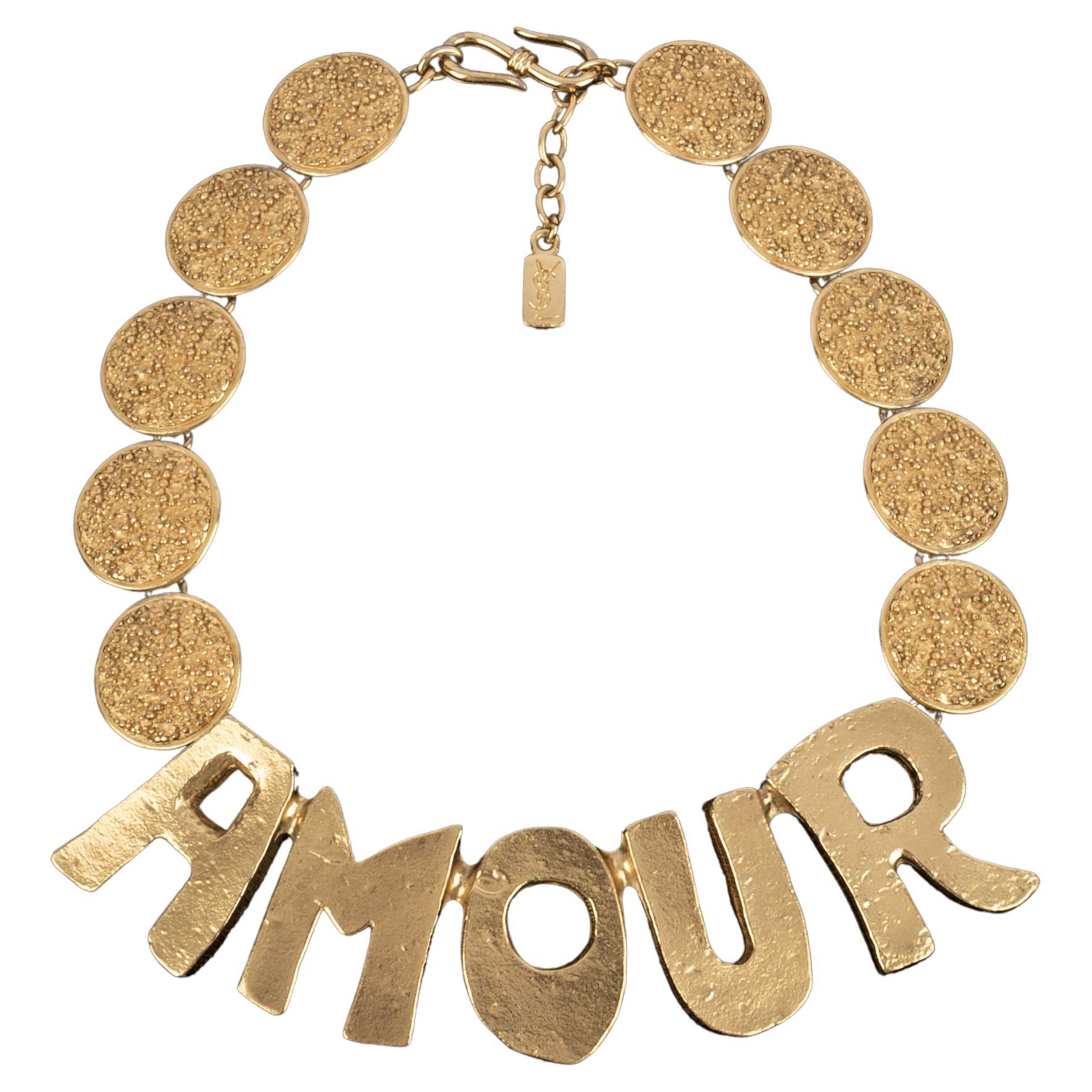 Yves Saint Laurent 
Amour
 necklace