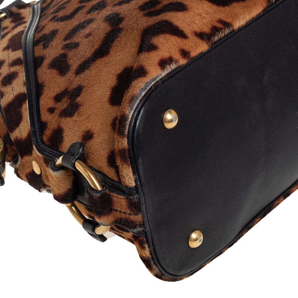 ysl cow print bag