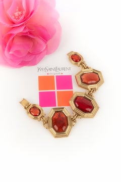 Yves Saint Laurent articulated bracelet