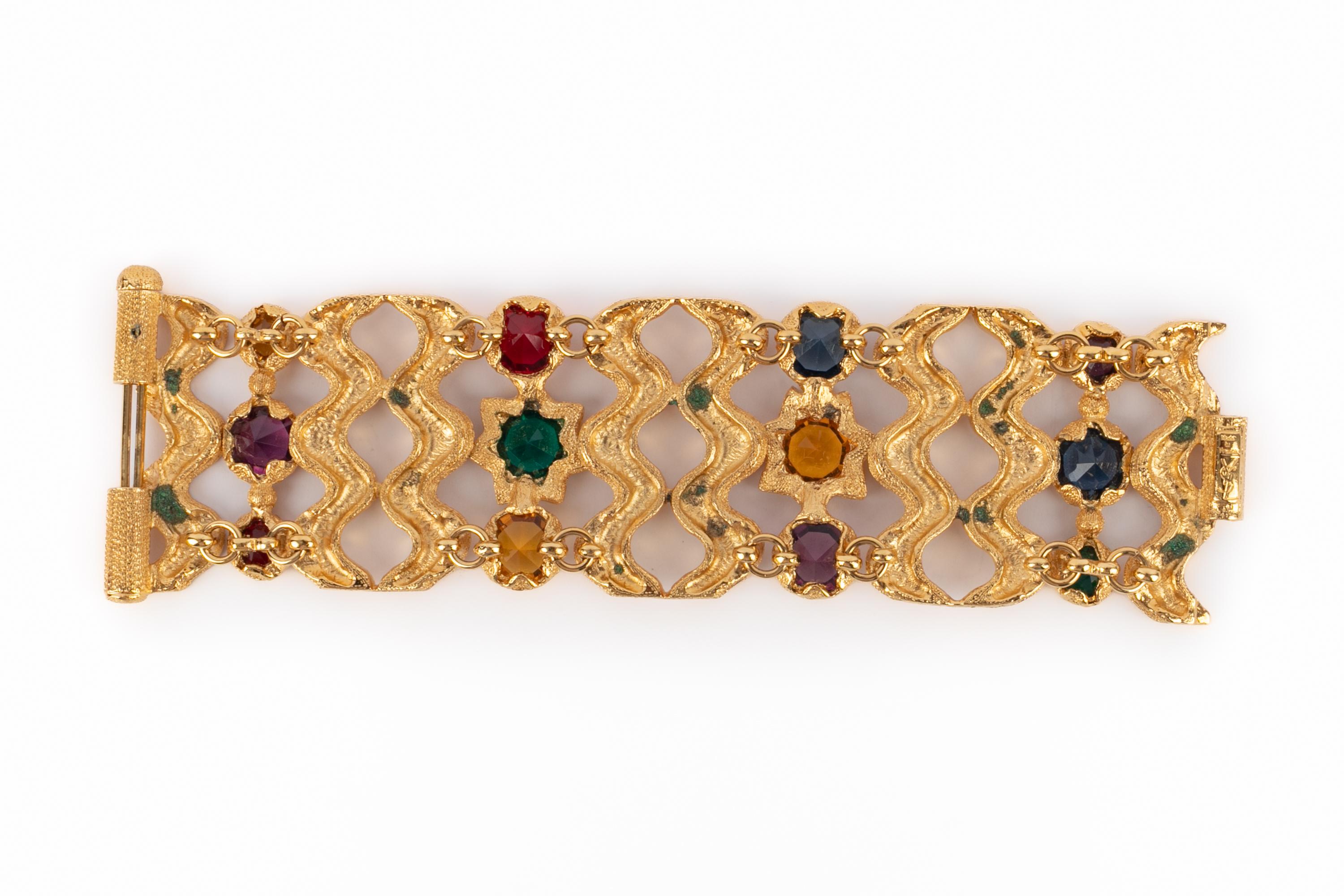 Women's Yves Saint Laurent articulated bracelet For Sale