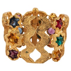 Yves Saint Laurent articulated bracelet