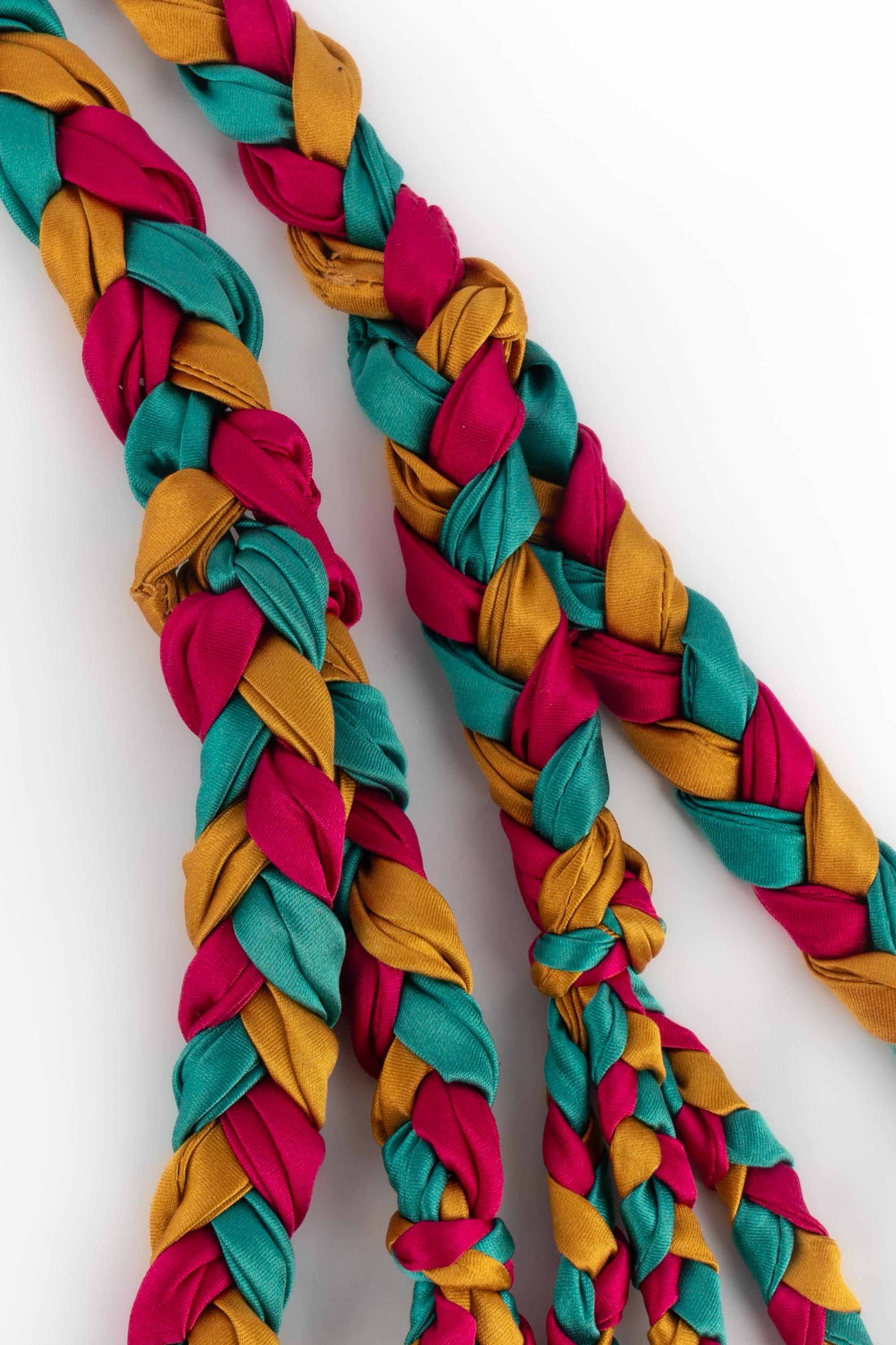 Yves Saint Laurent (Atribuido a) cinturón multicolor en venta 1