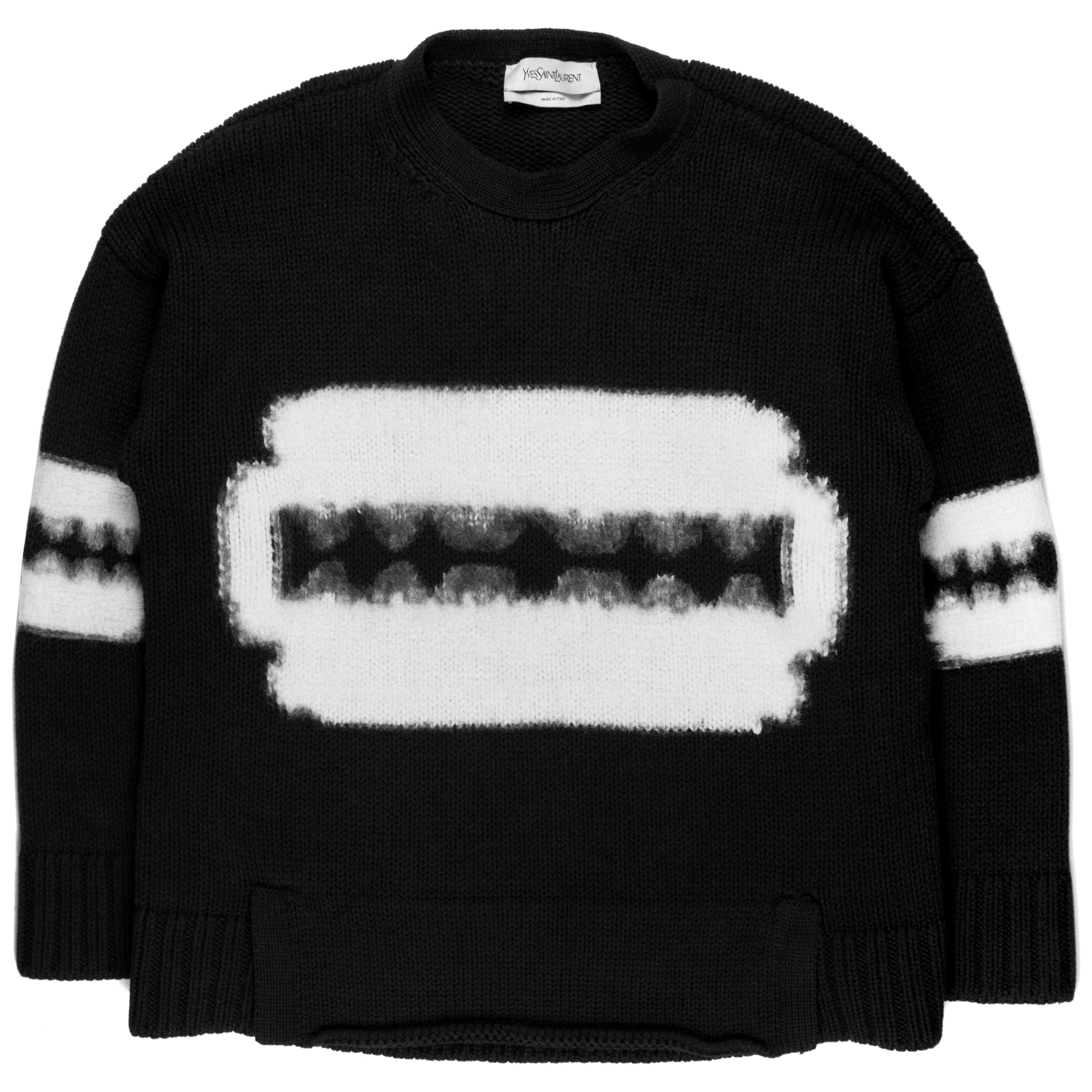 Søg Somatisk celle Glad Yves Saint Laurent AW2012 Razor Blade Sweater at 1stDibs | saint laurent  razor blade sweater, saint laurent - razor blade sweater, ysl razor blade  sweater