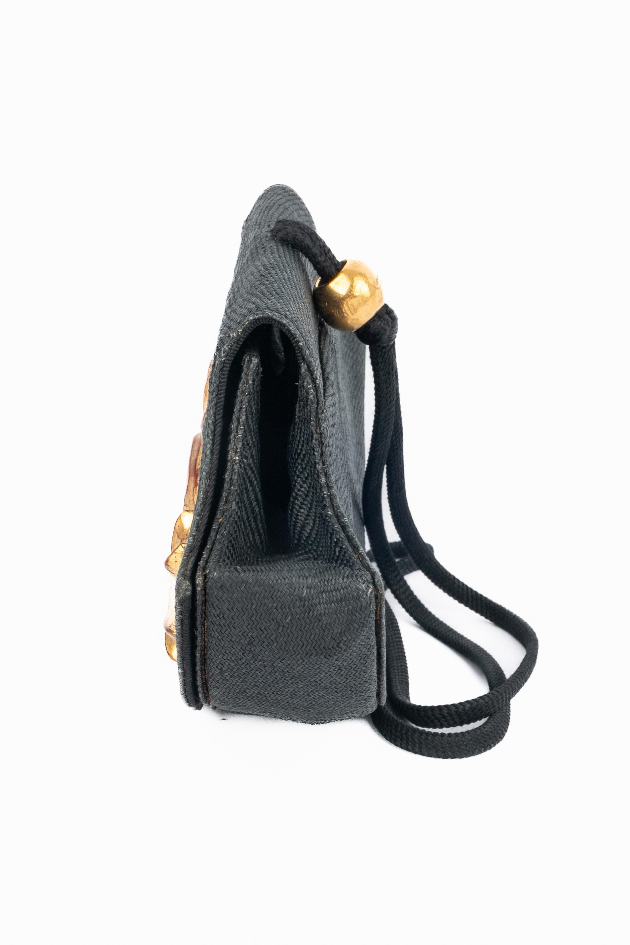 Yves Saint Laurent bag 'leaves' en vente 2