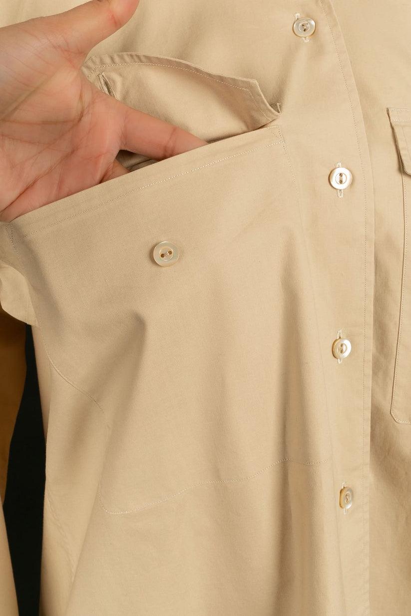 Yves Saint Laurent Beige Cotton Shirt 3
