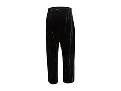 Yves Saint Laurent Black 1990s Velvet Pants