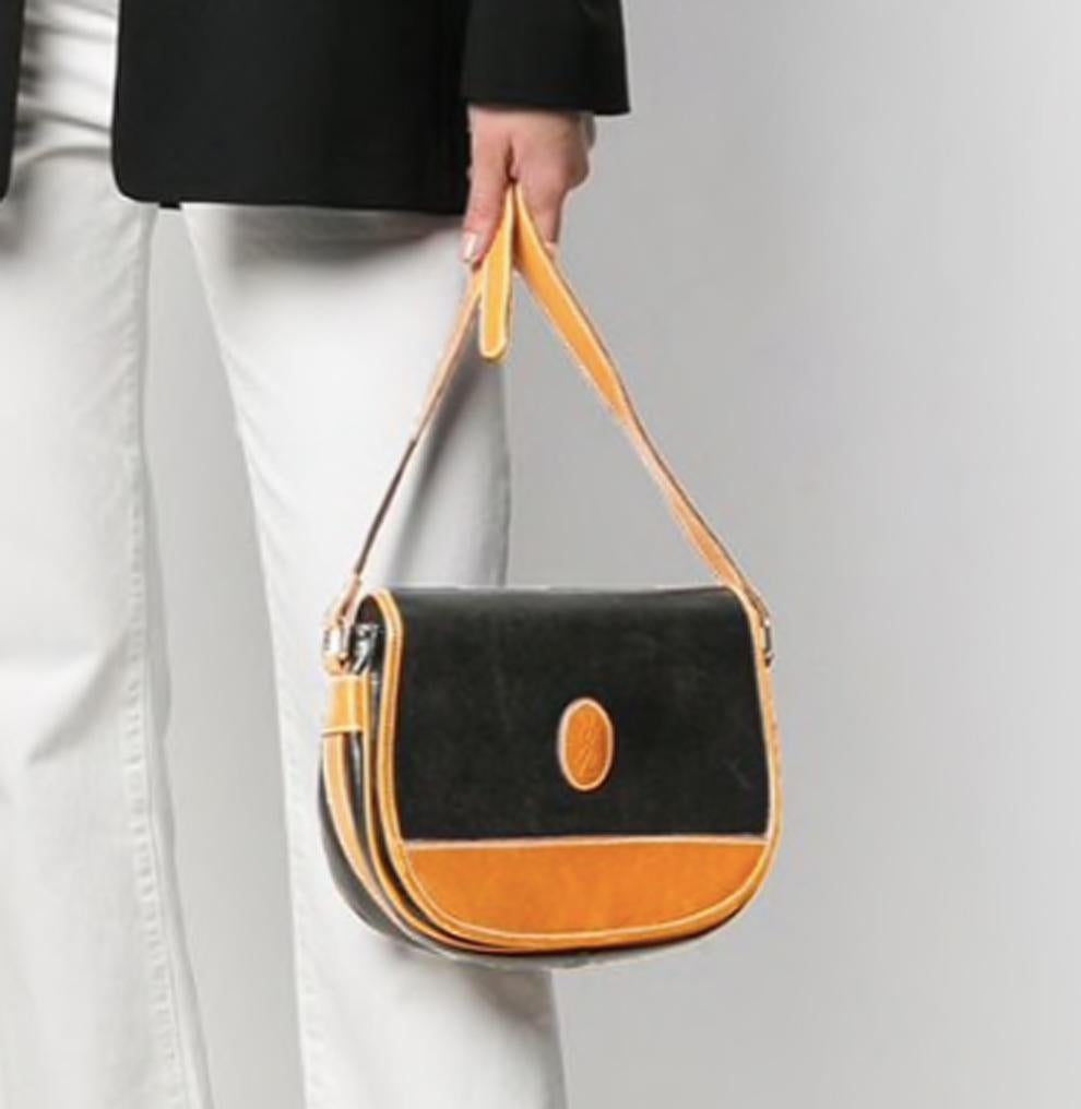 Brown Yves Saint Laurent Black  Bag, 1970s 