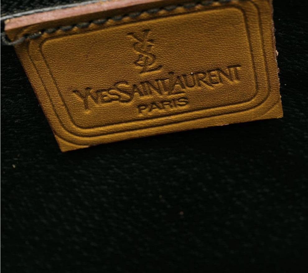 Women's Yves Saint Laurent Black  Bag, 1970s 