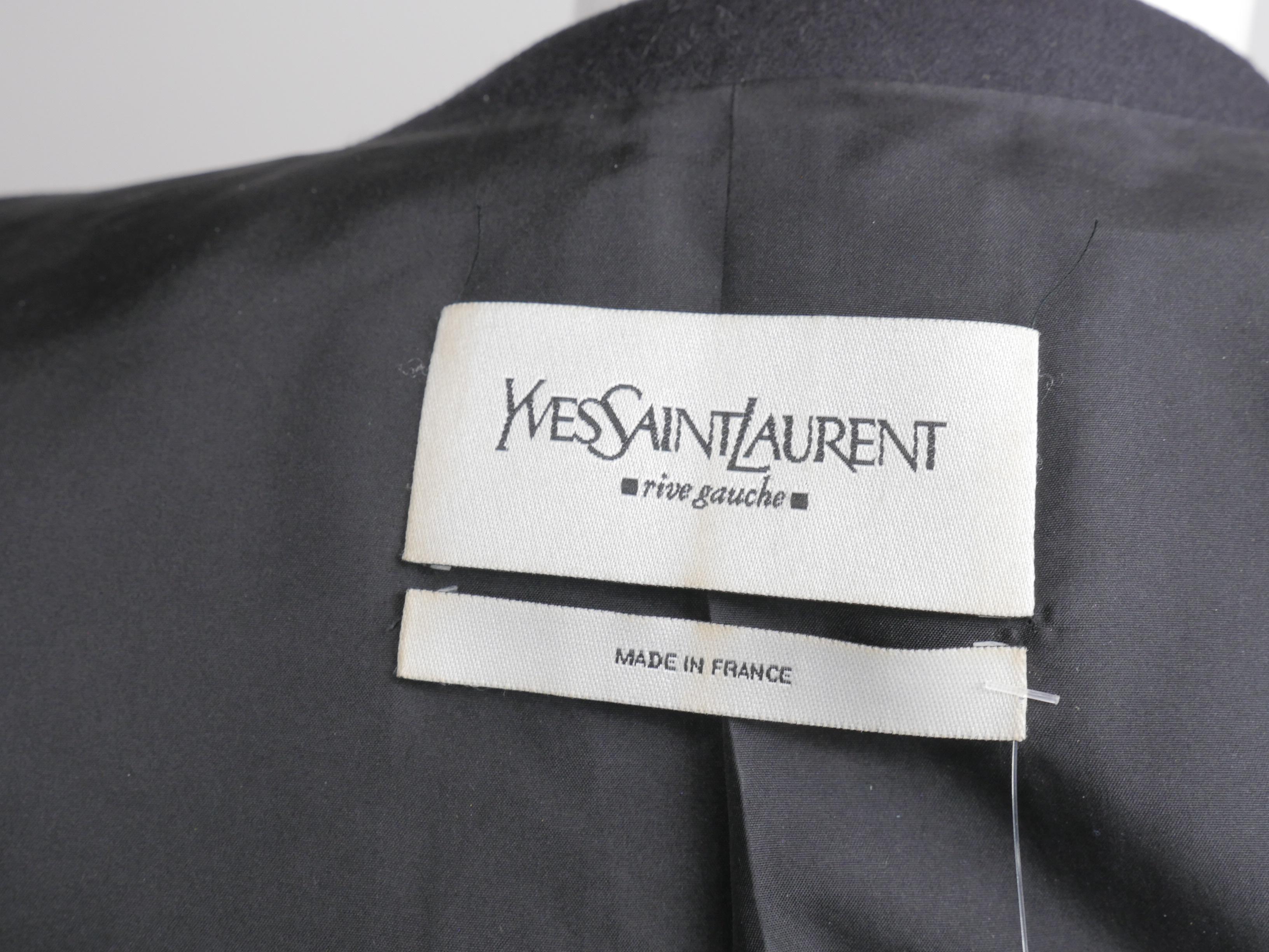 Yves Saint Laurent Black Blazer 8