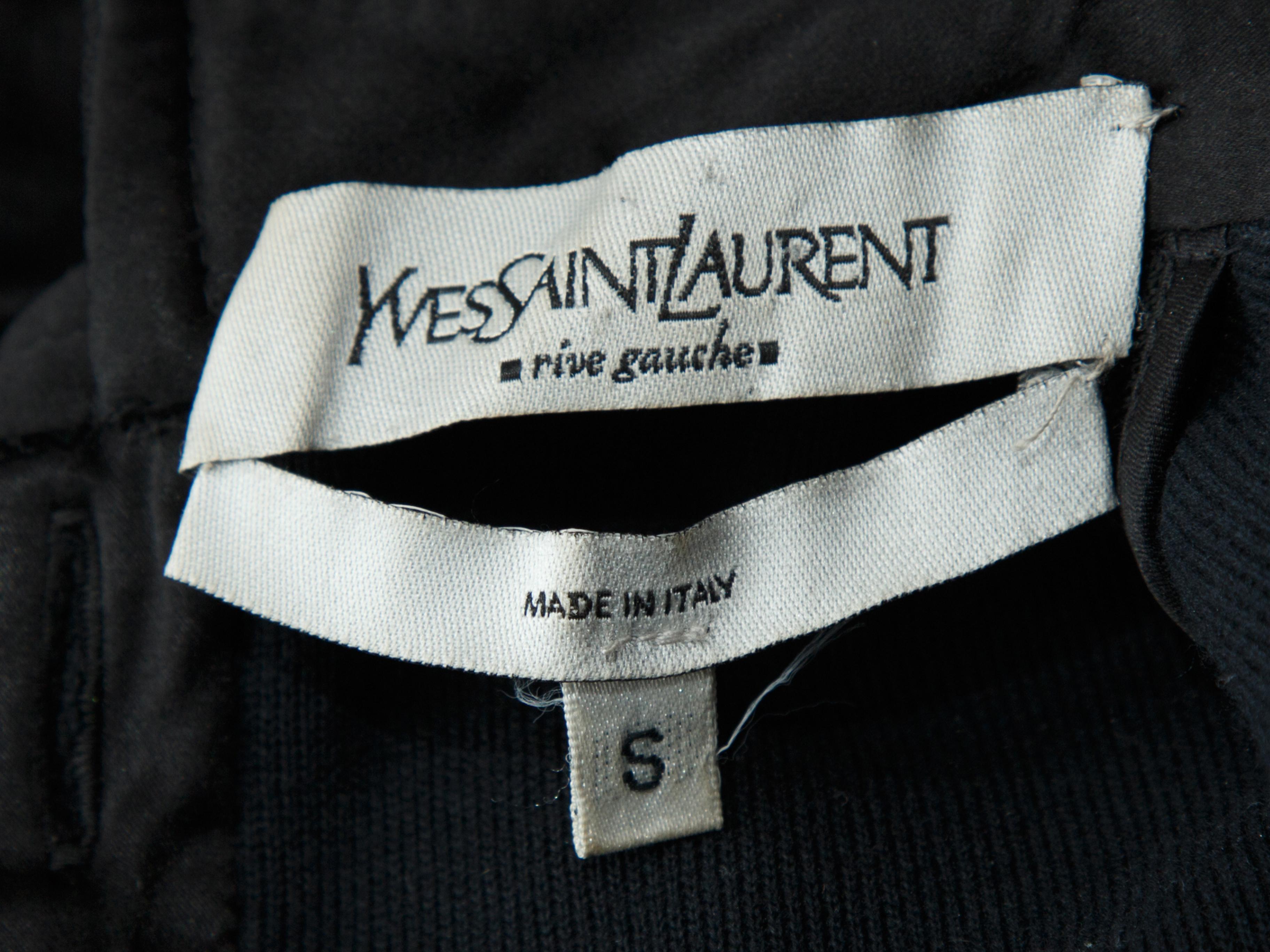 Women's Yves Saint Laurent Black Bodycon Dress