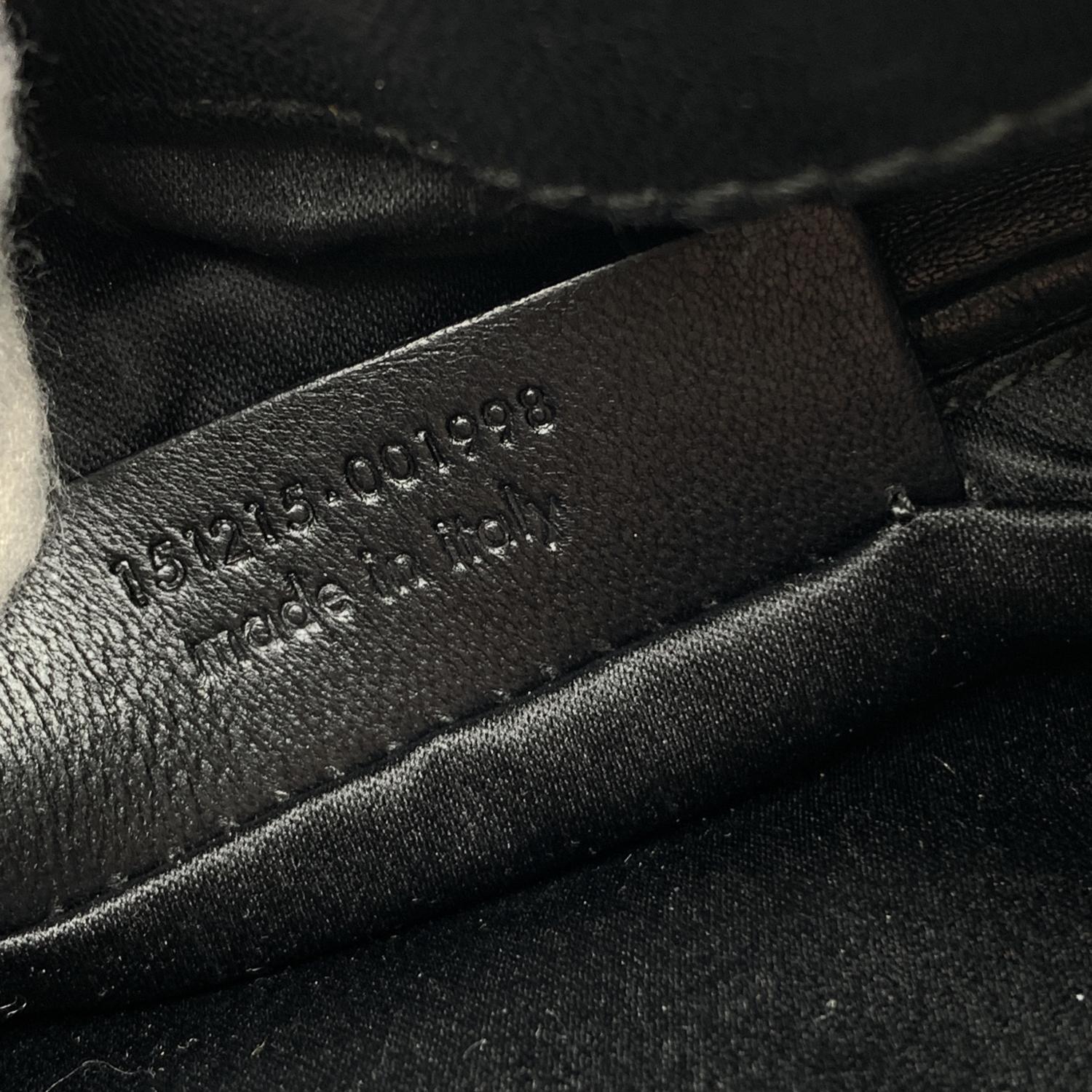 Yves Saint Laurent Black Bow Leather Hobo Tote Shoulder Bag 3