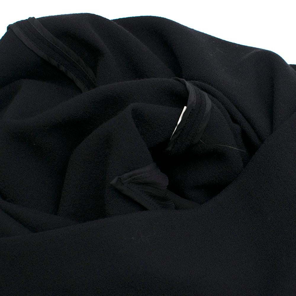 Yves Saint Laurent Black Chiffon Trim Mini Dress - US 10 6