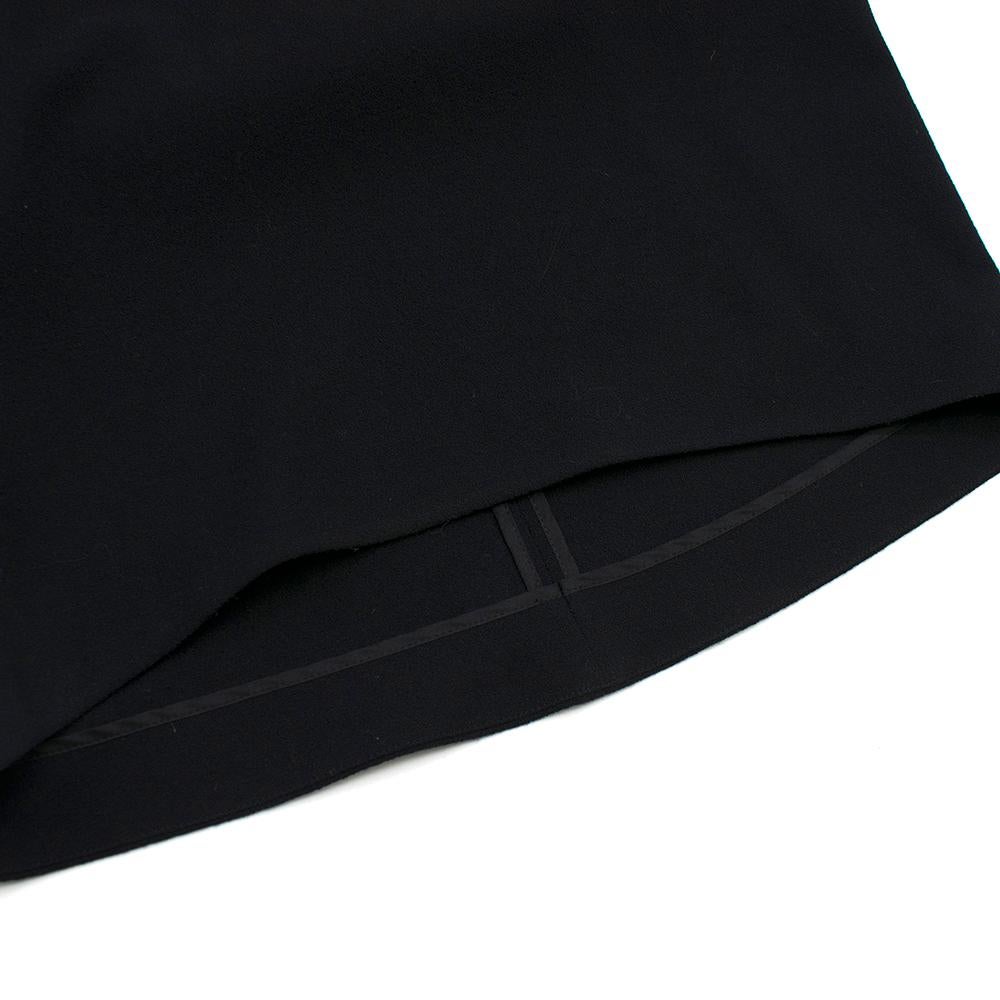 Yves Saint Laurent Black Chiffon Trim Mini Dress - US 10 3