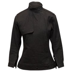 Yves Saint Laurent Black Cotton Jacket