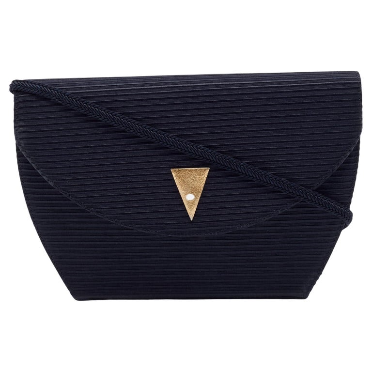 Yves Saint Laurent Black Fabric Shoulder Bag at 1stDibs