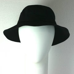 Yves Saint Laurent Black Fisherman's Hat