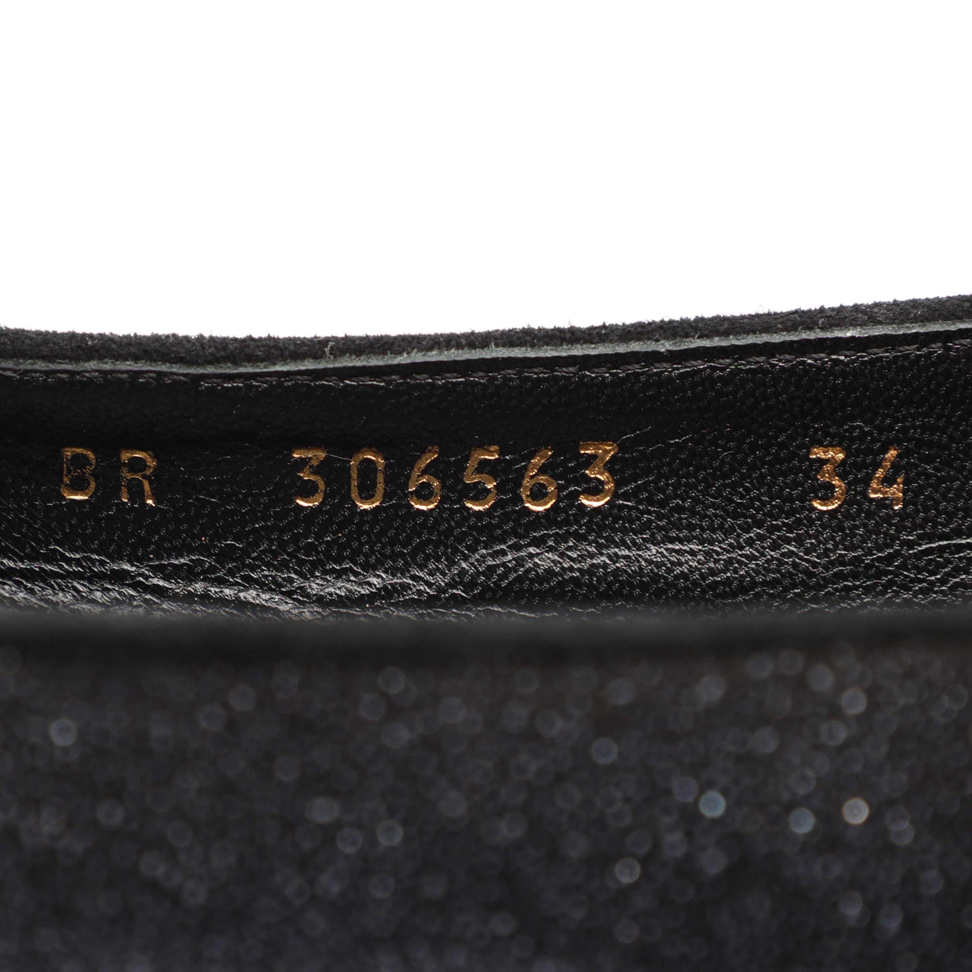 Yves Saint Laurent - Slippers de smoking noirs pailletés, taille 34 Pour femmes en vente