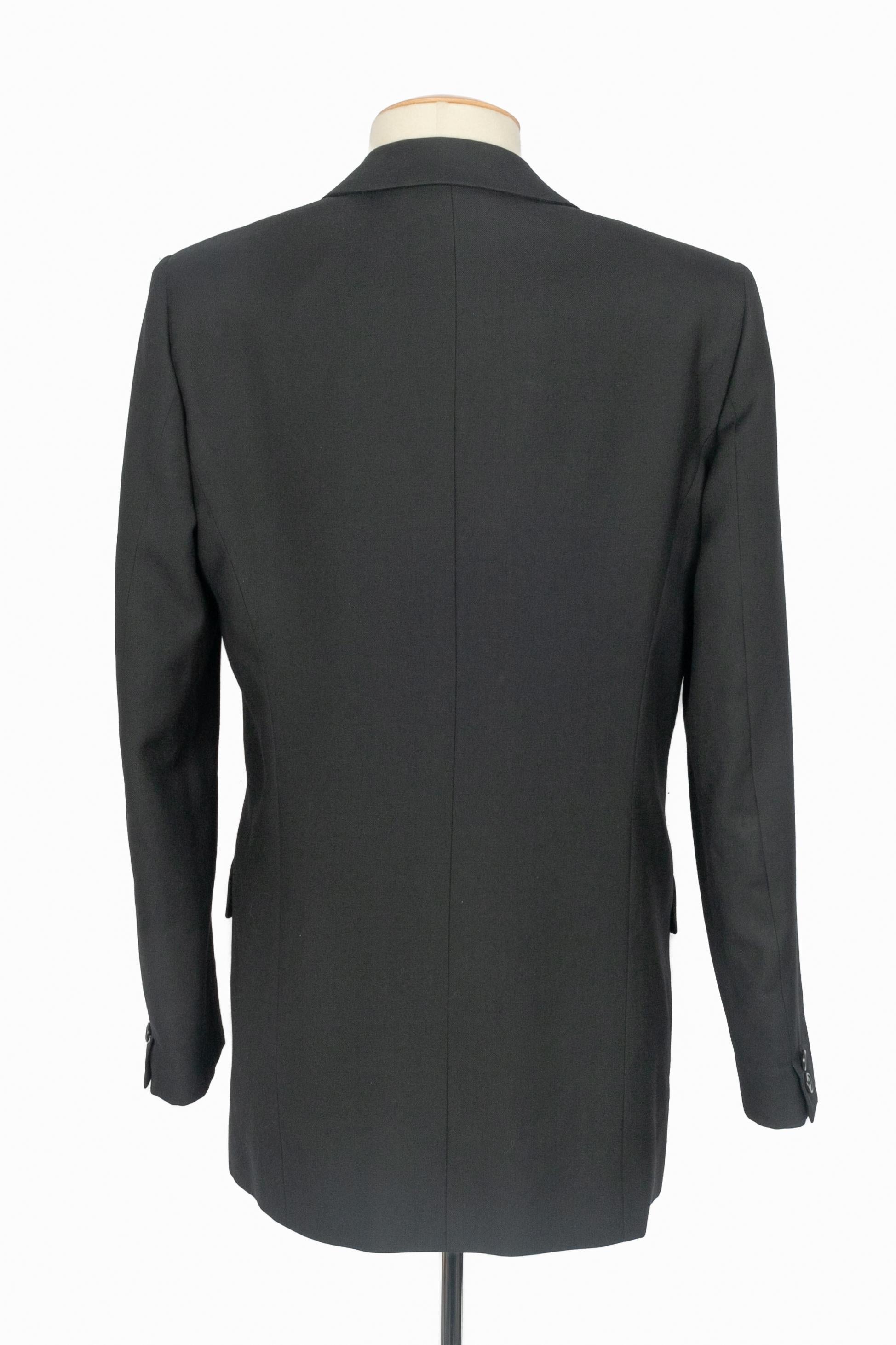 Giacca nera Yves Saint Laurent in vendita 2