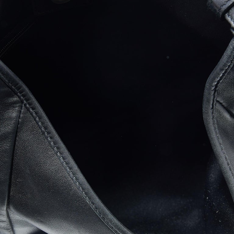 Yves Saint Laurent Black Leather Mini Mombasa Hobo at 1stDibs