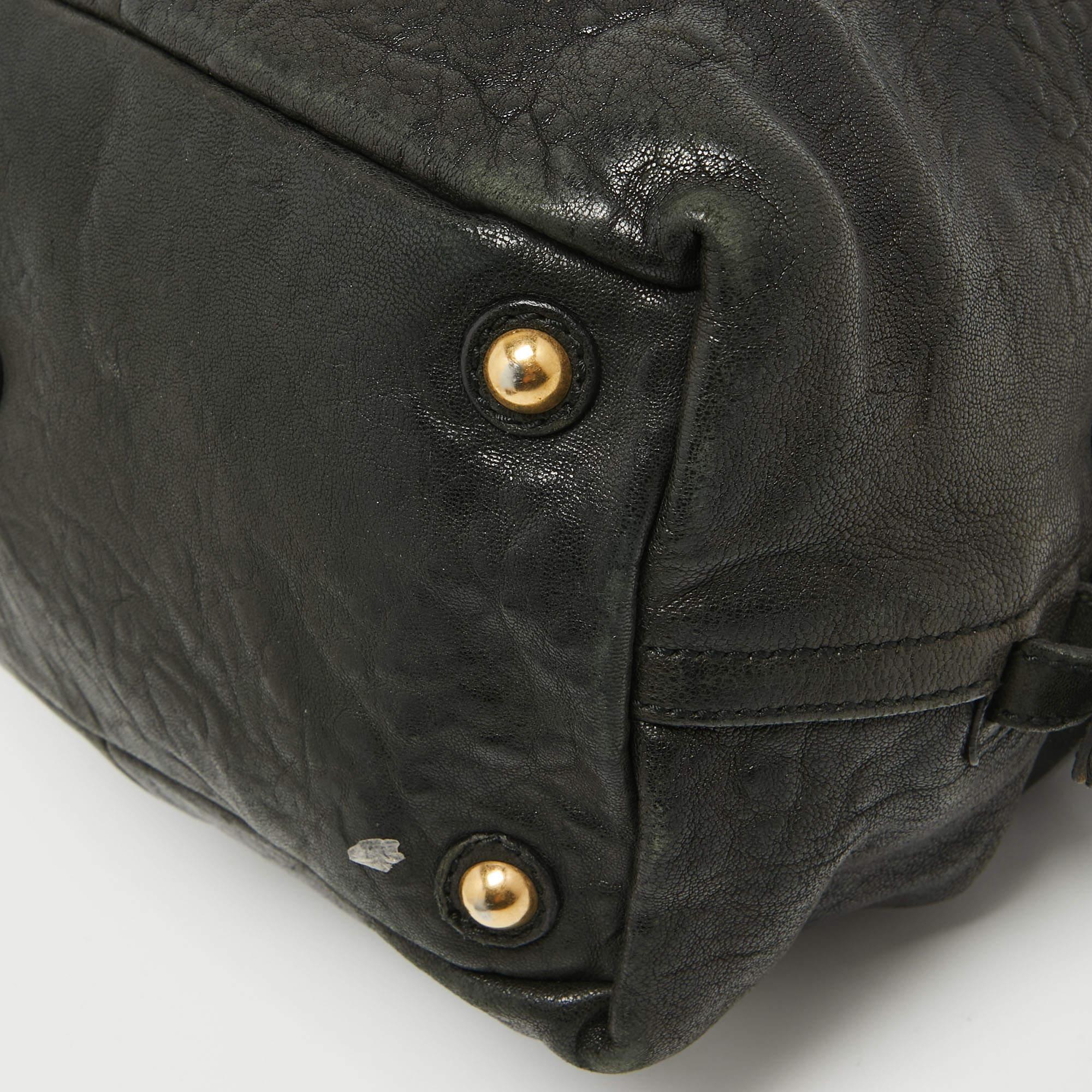 Yves Saint Laurent Black Leather Easy Y Boston Bag 12