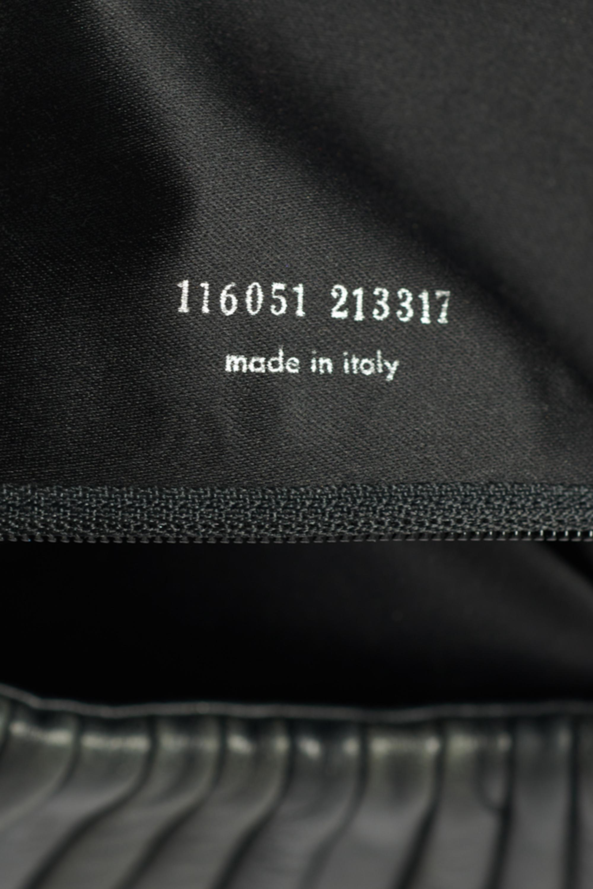 Yves Saint Laurent  Black Leather Hobo Bag 4