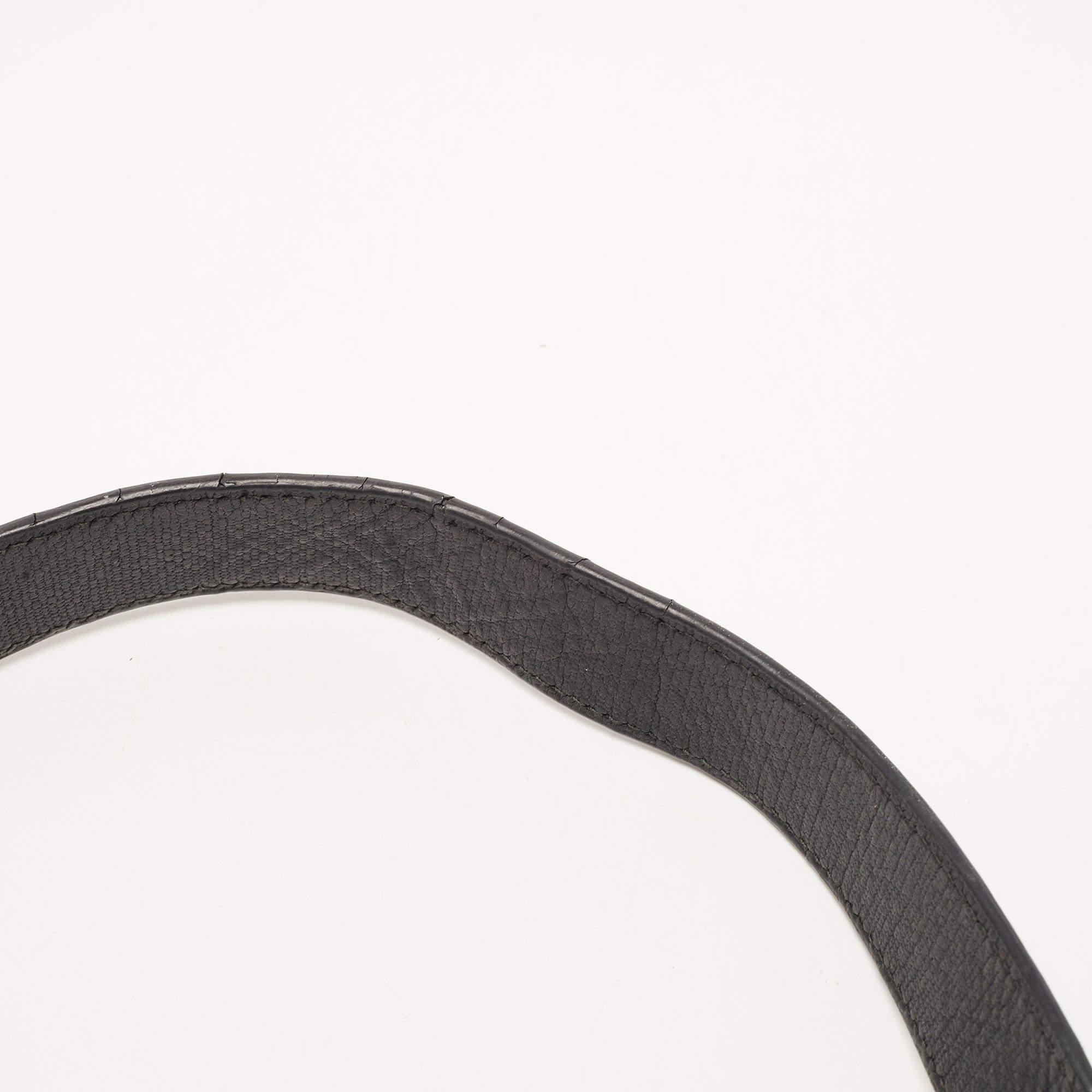 Women's Yves Saint Laurent Black Leather Large Chyc Flap Shoulder Bag
